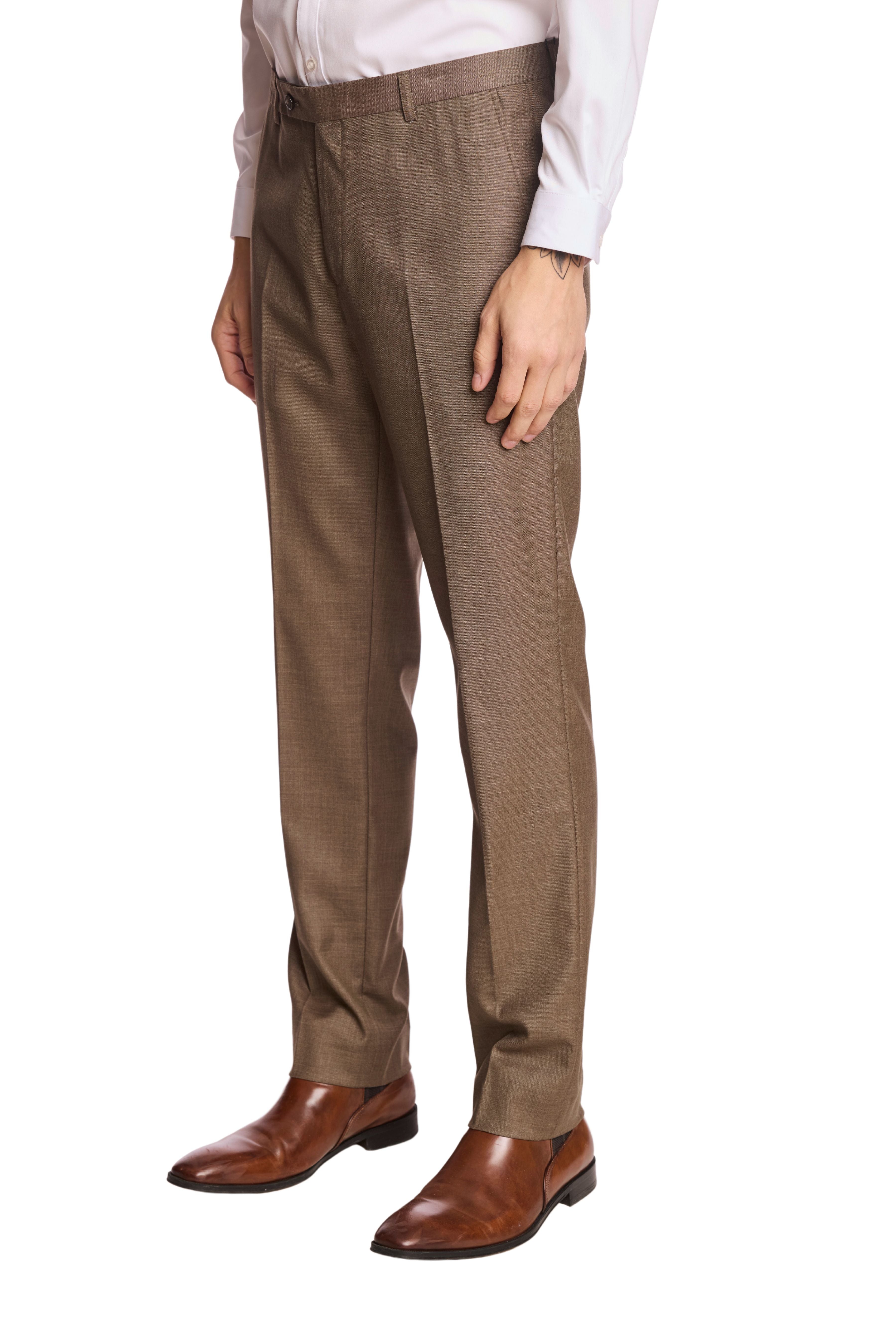 Modern Fit - Downing Pants - Dark Khaki Shark