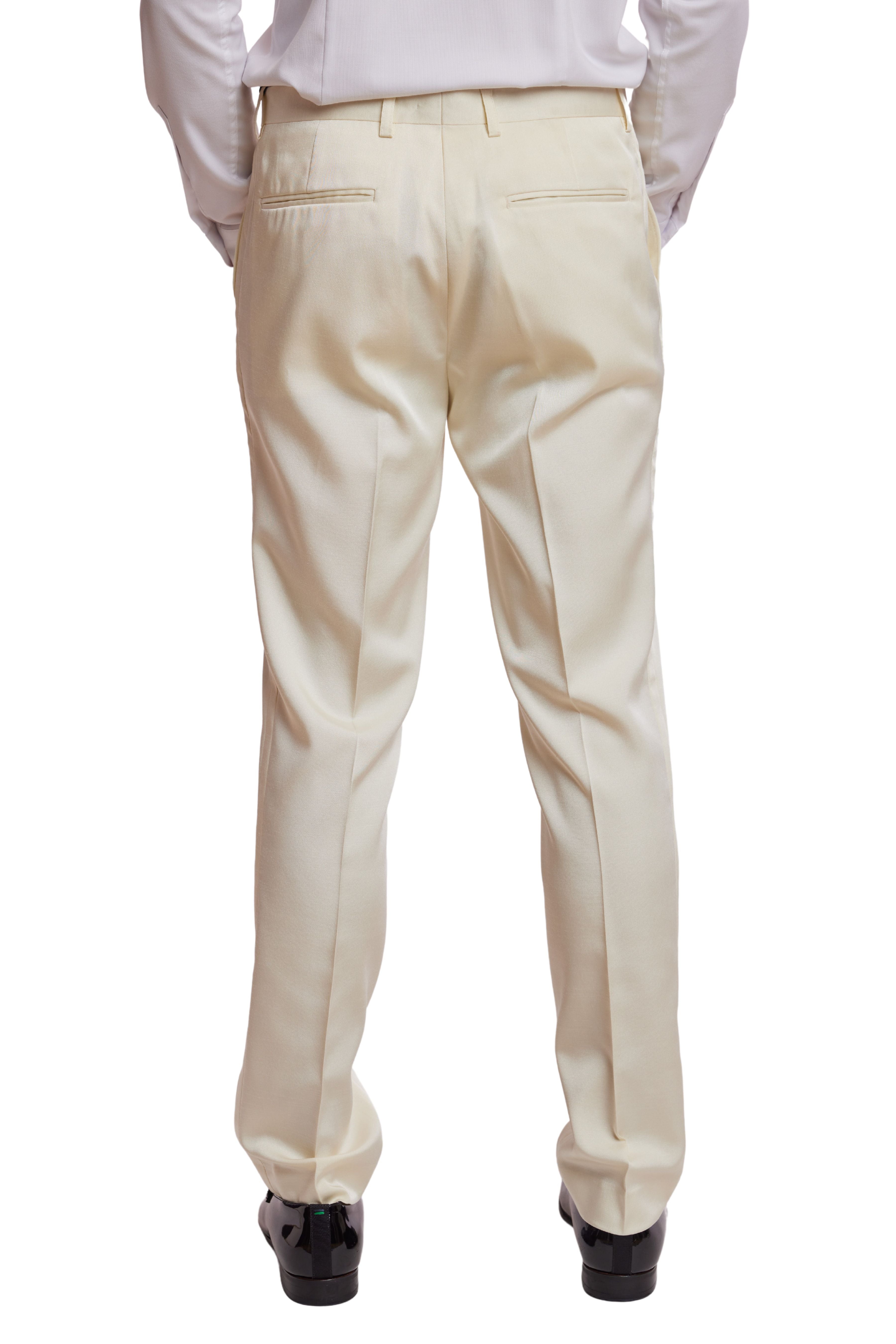 Sloane Tuxedo Pants - slim - Ivory