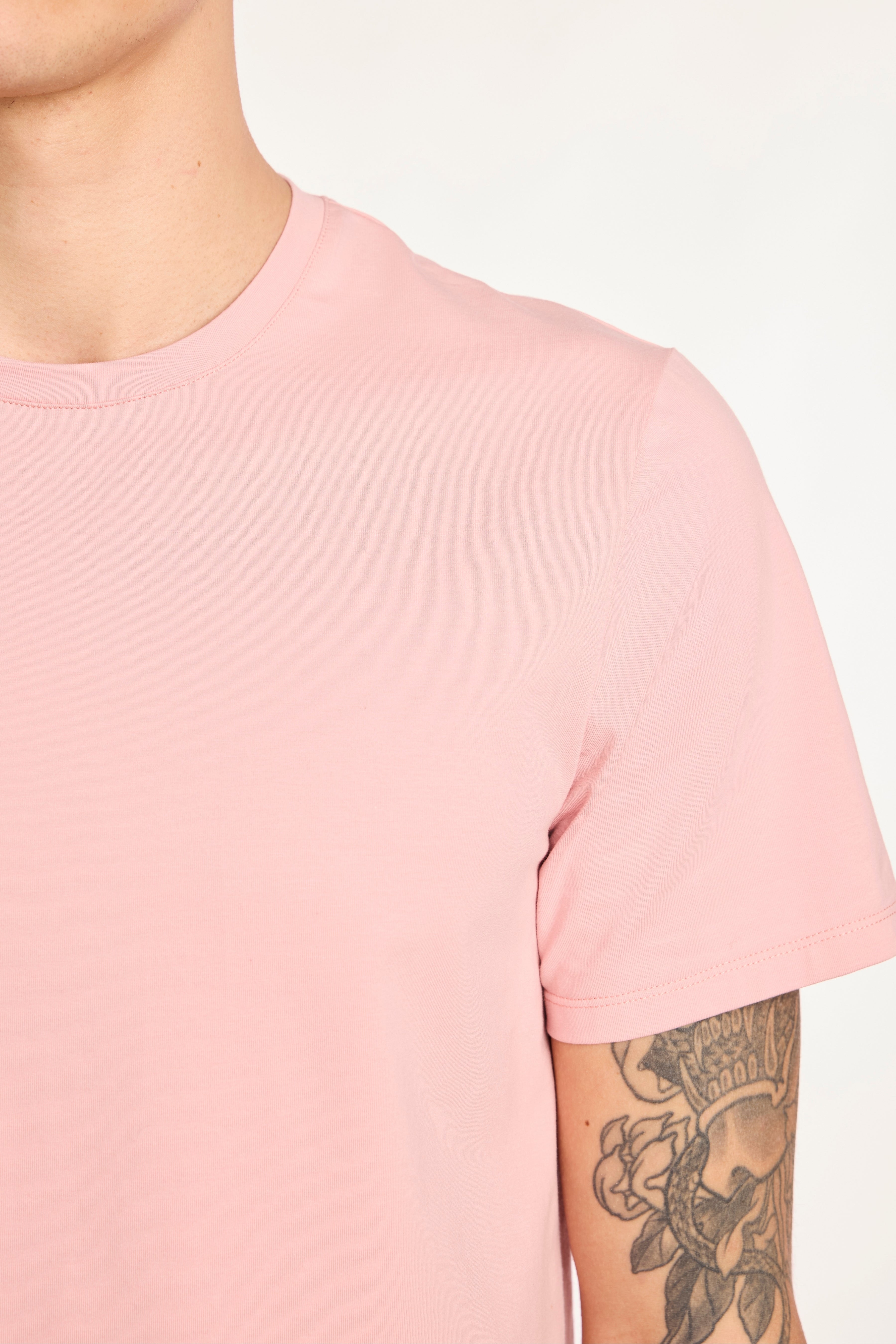 Lucas Crew T - Dusty Pink