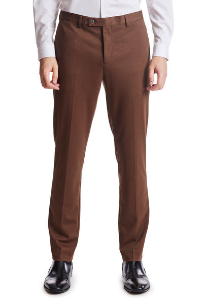Park Avenue Super Slim Fit Dark Brown Formal Trouser For Men