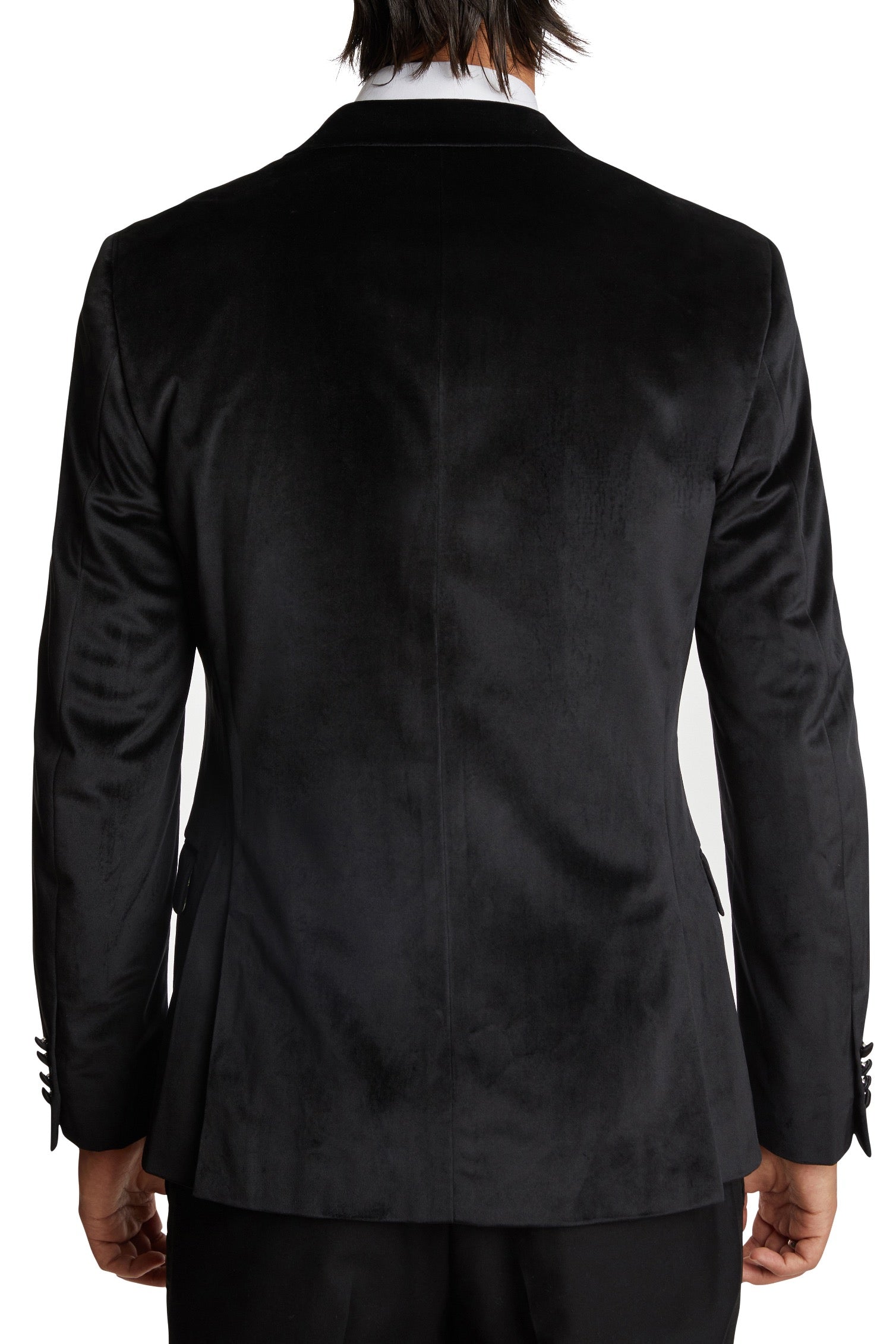 Soho Peak DB Tux Jacket - slim - Pitch Black Velvet