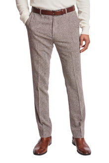  Downing Pants - slim - Tan Donegal Speckle