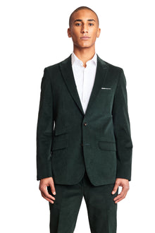  Ashton Peak Jacket - slim - Dark Forest Green Cord