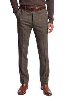  Downing Pants - slim - Hunter Orange Herringbone