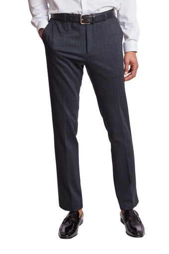 Sloane Tux Pants  - slim - Black Charcoal Knit