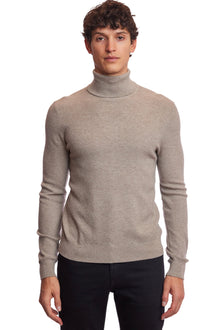  Micro Diamond Turtleneck - Oatmeal Milk