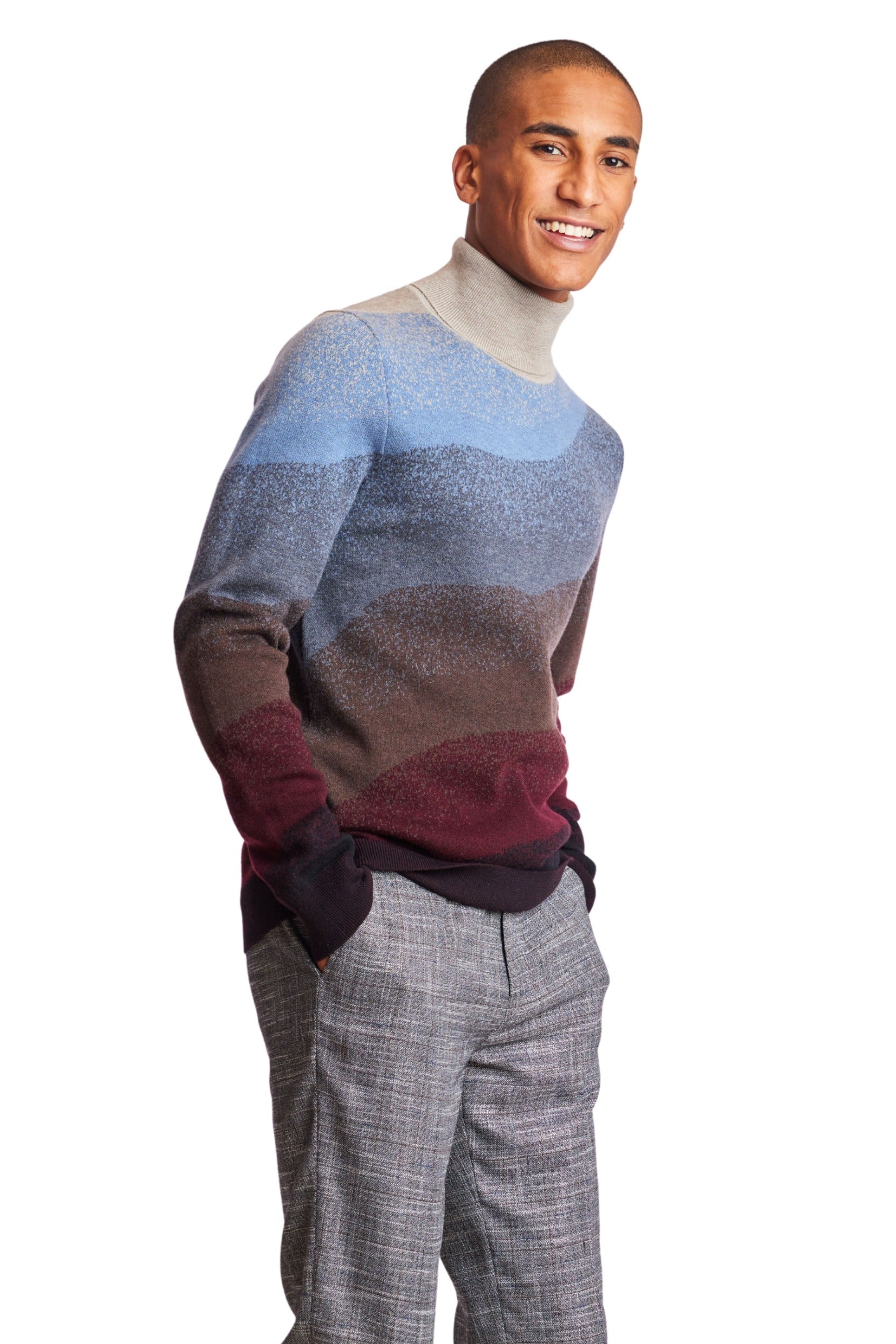 Multicolor Turtleneck - Midnight Mix