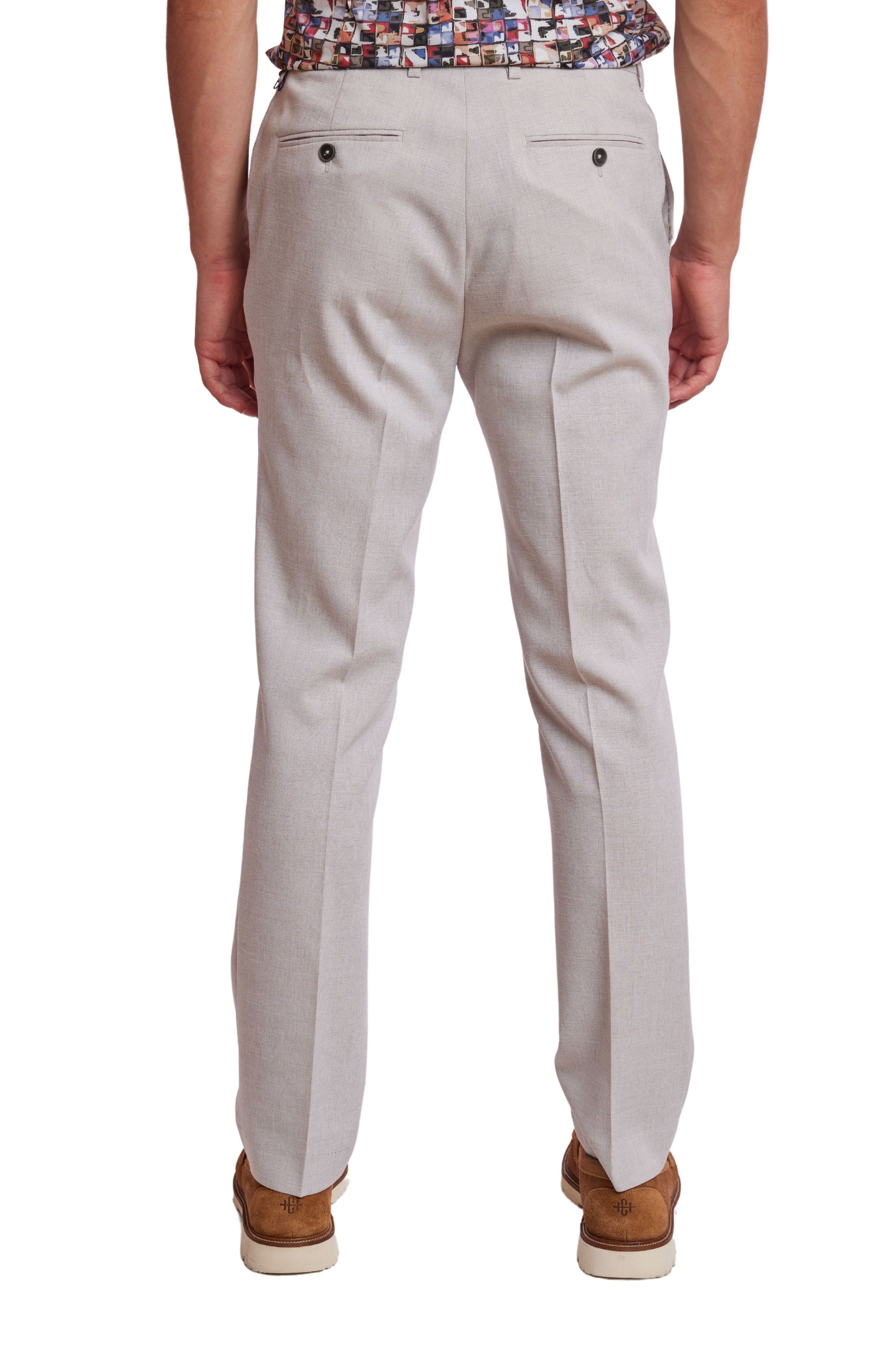 Downing Pants - slim - Lt Tan Melange