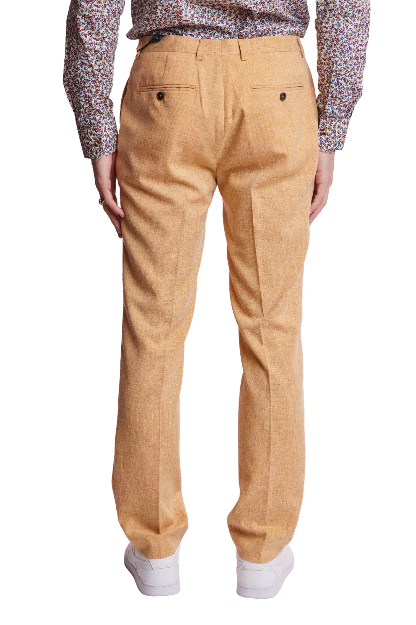 Downing Pants - slim - Mustard Melange