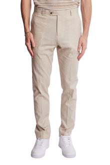  Downing Pants - slim - Tan Linen