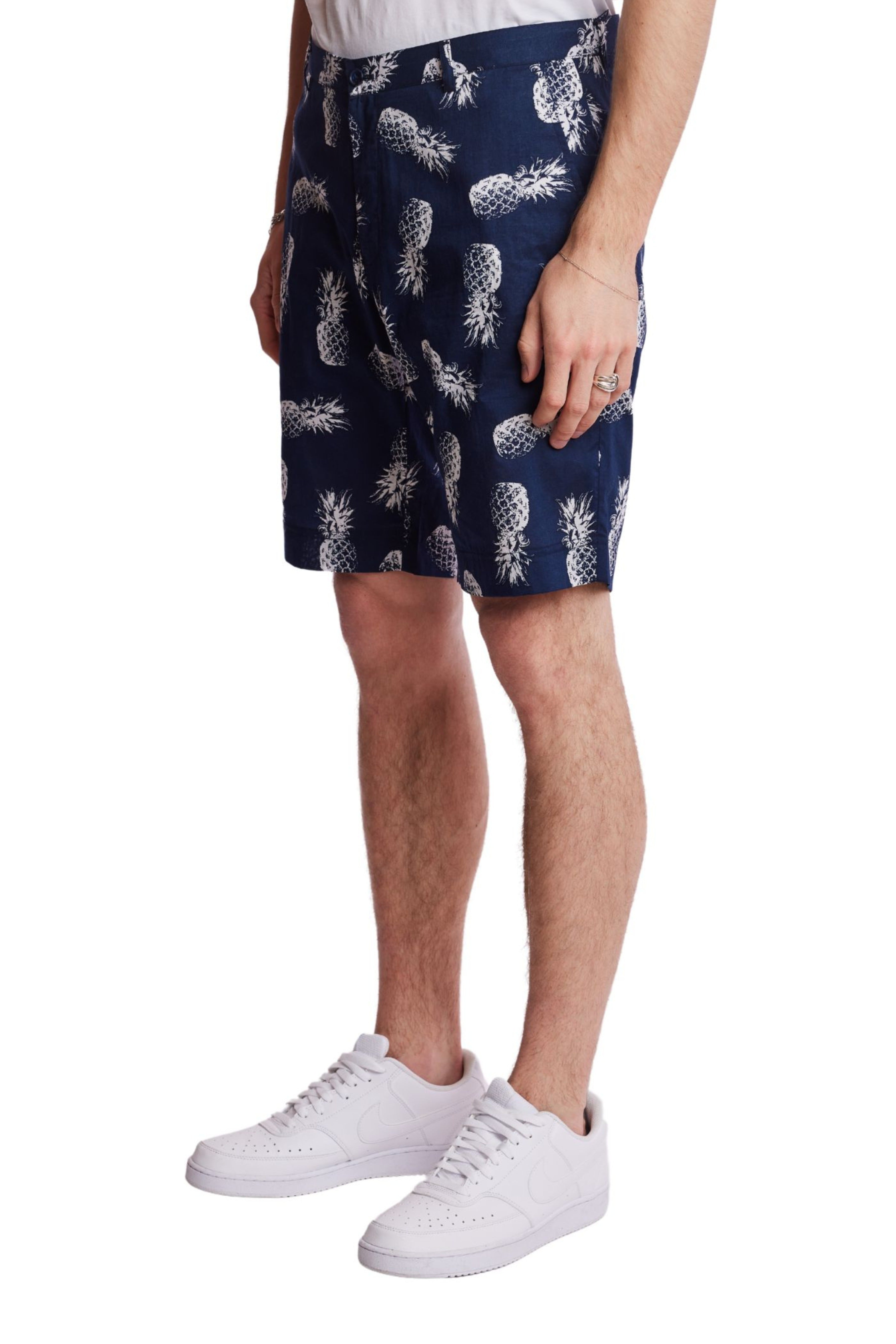 Felix Shorts - slim - Navy Pineapple