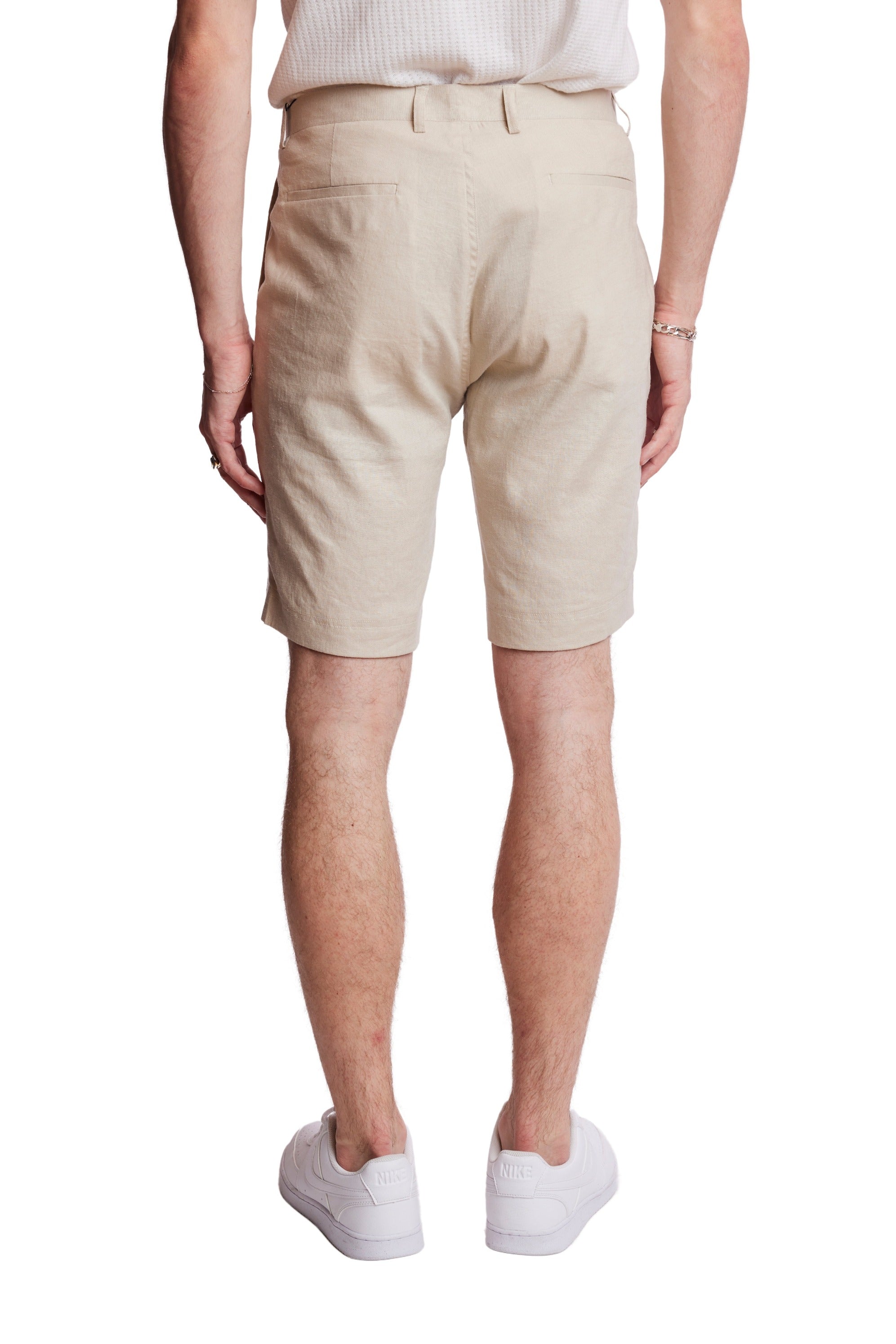 Felix Shorts - slim - Tan Linen