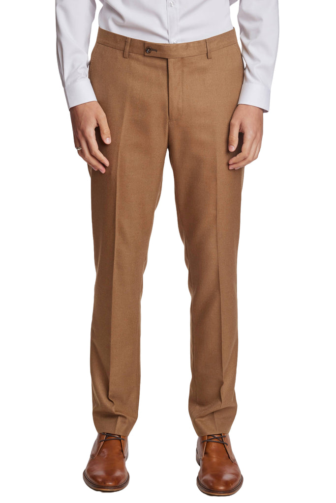 Men's Casual Warm Slim Fit Trousers Semi formal Cropped - Temu