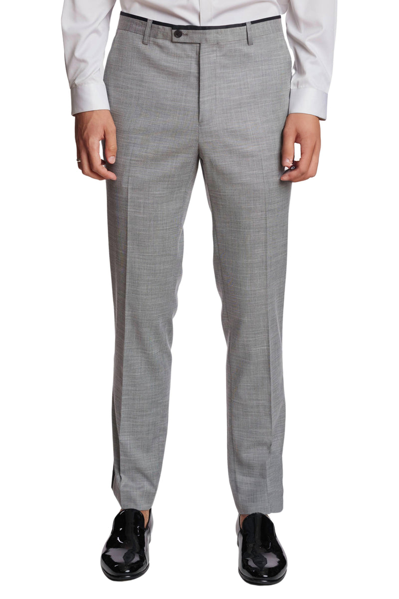 Sloane Tux Pants - slim - Ice Grey Shark – Paisley & Gray